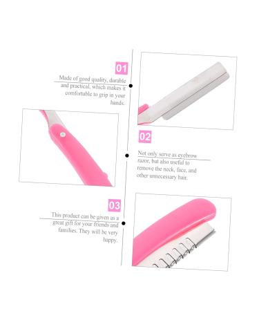 Beavorty Eyebrow & Beard Trimming Tool Set - 2 Plastic Shavers for Precision Hair Cutting in Various Colors - 20x1.6x0.7cm - Buy Online on GoSupps.com