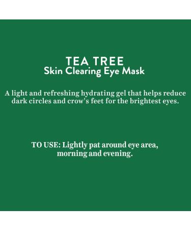 Biotique Tea Tree Skin Clearing Eye Mask 15g - Purifying Herbal Treatment - Buy Online on GoSupps.com