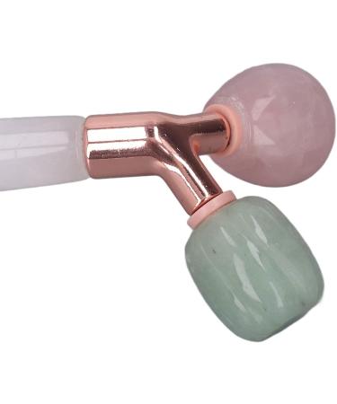 Jade Face Massager Roller | Skin Tightening & Puffiness Reduction | Handcrafted Facial Lifting Tool for Women - Shop Internationally - Buy Online on GoSupps.com