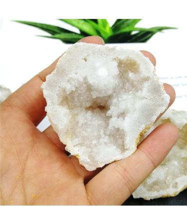 Home 300g Crystal Agate Slice Crystal Cluster Natural Druse Quartz Cluster Minerals Reiki Crystal Decor Lots - Buy Online on GoSupps.com