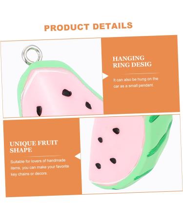 Toyvian 4pcs Key Chain Accessories Fruit Charm Pendant Avocado Charms Pineapple Enamel Charms Fruit Food Charms Fruit Dangle Charms Bag Purse Bling for Car Resin Craft Supplies Wallet 5X2.5CM Green - Buy Online on GoSupps.com
