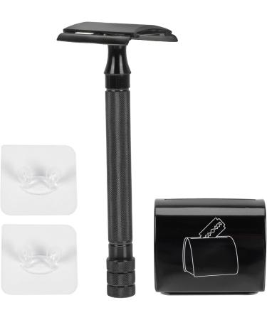 Frcolor Bamboo Safety Razor Set for Men - 2 Mustache & Beard Double Blades Manual Razor Tool - Eco-Friendly Grooming | 11.2x4.43cm - Buy Online on GoSupps.com