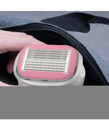 Manual Head Shaver Manual Fast Bald Hair Trimmer for Men Portable Waterproof Hair Trimmer Grooming Tool for Men Elderly Athletes Face Body Pink - Buy Online on GoSupps.com