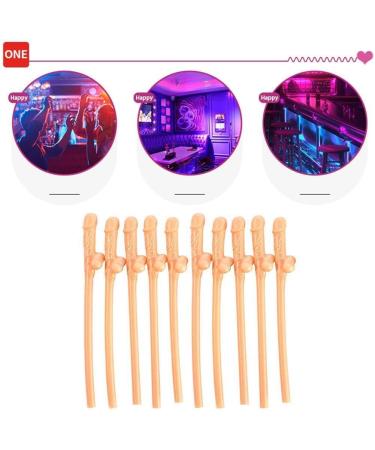 Hen Party Accessories Willy Straws Party Drinking Straws Party Straws Funny Straws P Out Accessories Night Party Girls Skin colored 60pcs - Buy Online on GoSupps.com