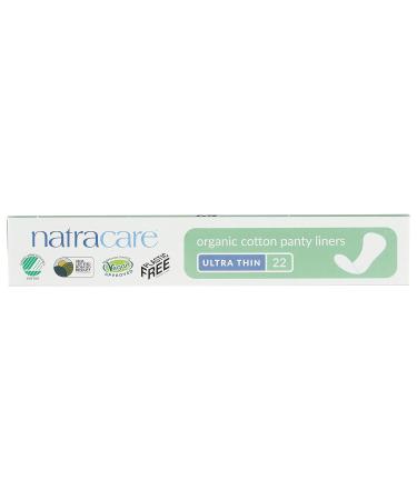 Natracare Ultra Thin Organic Cotton Panty Liner - 22 Count - Buy Online on GoSupps.com