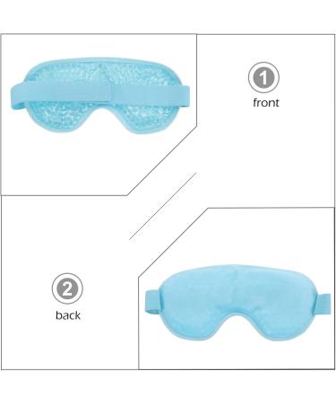 FOMIYES 1pc Cold Compress Hot Compress Eye Mask Cooling Eye Mask Ice Eye Mask Eye Mask Heated Gel Eye Mask Practical Patch Cooling and Heat Eye Mask to Sleep Blindfold Goggles Travel Blue 20X10X1CM - Buy Online on GoSupps.com