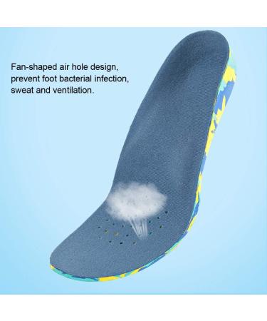 Orthopedic Insoles for Children - Supportive Eva Inserts for High Foot Vaults | Plush XL Blue Soles - Buy Online on GoSupps.com