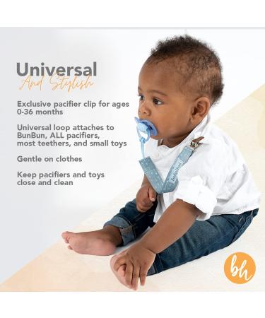 BooginHead Lemons Pacifier Clip with Natural Wood Baby Teether - Buy Online on GoSupps.com