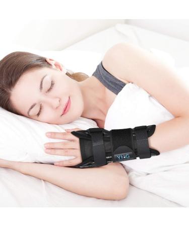 Hand Brace for Carpal Tunnel | Wrist Splint Support for Men & Women | Pain Relief for Arthritis & Tendonitis | Removable Metal Splint - 1 Piece - Buy Online on GoSupps.com