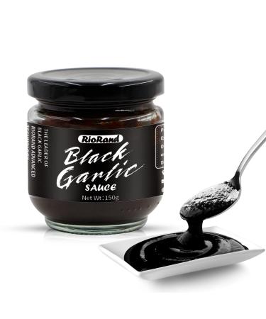 RioRand Black Garlic Sauce 150g/5.29oz Black Garlic Puree Canned 150.0 Grams