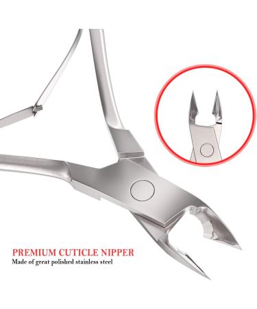 Professional Stainless Steel Cuticle Nippers | Manicure & Pedicure Tools | International Shipping - Buy Online on GoSupps.com