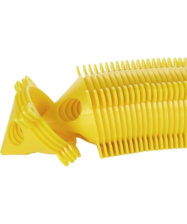 50 PCS Yellow Cone Canvas 3.5x2 Inch Paint Triangle Stands for Kitchen Cabinets - Cabinet Door Risers for Clean Paint Job - Buy Online on GoSupps.com