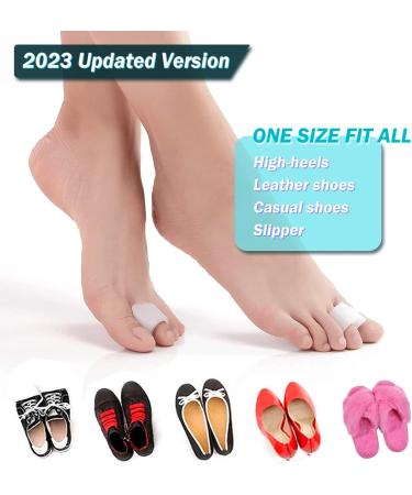 Bunion Pads Toe Separators Corrector for Bunions Pain Relief - 4PCS White | Toe Alignment Spacer Shield for Calluses Corns in Women and Men - Buy Online on GoSupps.com