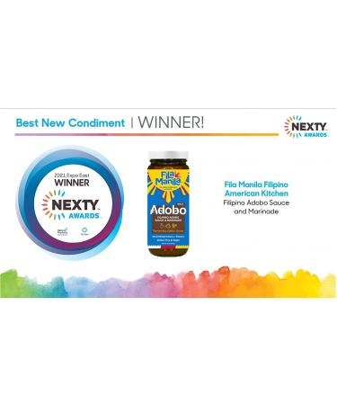 Fila Manila Filipino Adobo Sauce & Marinade 12 oz - Mild, Vegan, Gluten-Free, Made in USA - Buy Online on GoSupps.com