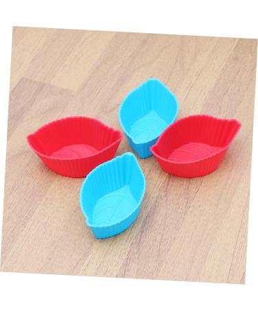 Zerodeko 20 Pcs Silicone Molds Candy Baking Cups Silicone Baking Cups Leaf Cake Mold Muffin Cup to Bake As Shownx2pcs mediumx2pcs - Buy Online on GoSupps.com