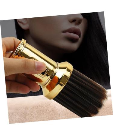 Beatifufu Body Powder Brush Hair Salon Shaving Brush Hairdressing Neck Duster Barber Supplies Hairdressing Brush Barber Brush Neck Duster Salon Shave Brush Styling Cleaning Brush 13.5x6.cm Golden - Buy Online on GoSupps.com