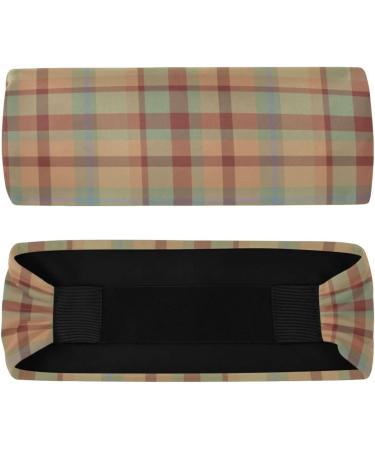 ElliTarr Women's Non-Slip Sweatband Headband - Brown Plaid | Sports Headband for Running, Yoga, Workout - Buy Online on GoSupps.com