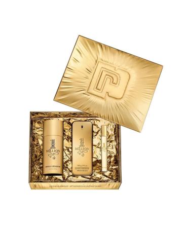 Men's Perfume Set 1 Million Paco Rabanne (3 pcs) - Buy Online on GoSupps.com