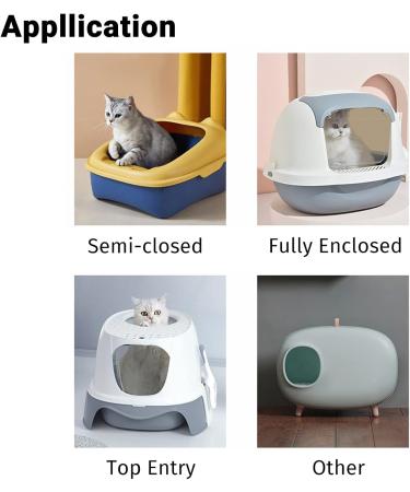 Cat Litter Deodorizer & Odor Eliminator - 99% Effective Neutralizer for Cat Urine | Portable Air Purifier A01 - Buy Online on GoSupps.com