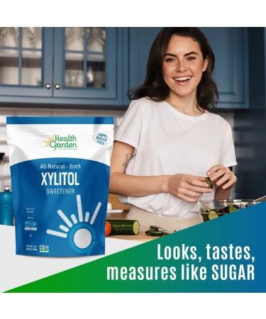 Health Garden Birch Xylitol Sweetener 5 LB (Pack of 2) - Non GMO, Kosher, Made in USA - Keto Friendly - Buy Online on GoSupps.com
