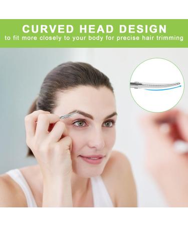 Professional Stainless Steel Nose Hair Scissors - Safety Rounded Tip for Men & Women - Eyebrow Beard & Ear Hair Trimming - Buy Online on GoSupps.com