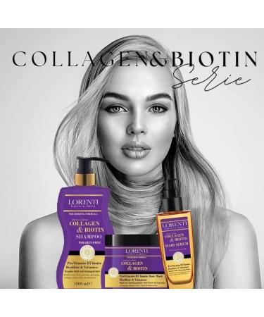  Lorenti LORENTI TOKYO & SEOUL Hair Mask 500ml with Collagen and Biotin | For dry damaged thick and frizzy hair | Contains vitamin B7 and proteins to moisturize hair - Buy Online on GoSupps.com