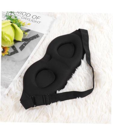 Beaupretty 3D Eyeshade Sleep Mask - Blindfold for Sleeping Blockout Eye Cover with Lemon Cocktail Straws - Comfortable Black Sleep Masks for Travel & Home Use - Buy Online on GoSupps.com