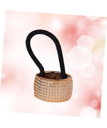 MERRYHAPY Ponytail Cuff Clear Elastic Hair Bands Ponytail Holder Gold Hair Accessories Hair Ties for Women Ponytail Tie Women Hair Accessories Beads for Braids Wig Girl Women's - Buy Online on GoSupps.com