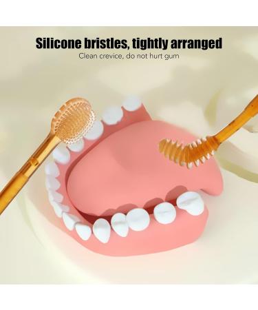 Silicone Baby Toothbrush Set - Finger Toothbrush for Infants & Toddlers Gentle Tongue Cleaner - Buy Online on GoSupps.com