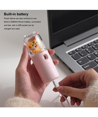 rongweiwang Mist Facial Sprayer Travel 30ml USB Rechargeable Humidifier Personal Moisturizing Hydrating Misting Instrument Face Nebulizer Blue - Buy Online on GoSupps.com