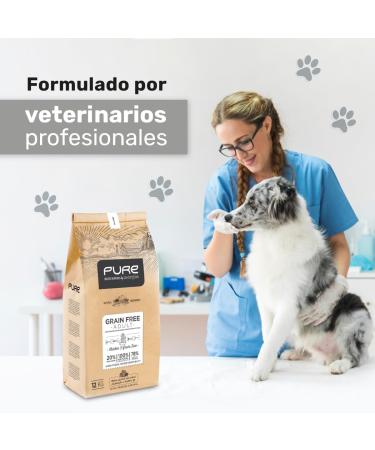 Avantis Pet Pure Grain Free Adult Dog Food for Adult Dogs of All Breeds 2 kg 100% complete and balanced food with Chicken and without cereals for dogs suffering from intolerance and - Buy Online on GoSupps.com