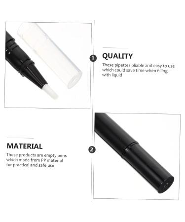 Buy 30 Pcs Nail Polish Twist Pens - Empty Makeup Liquid Applicators for Eyelash Growth Essential Oils and Cuticle Care - Black Set - Perfect for Nail Nutrition & Beauty Supplies - Buy Online on GoSupps.com