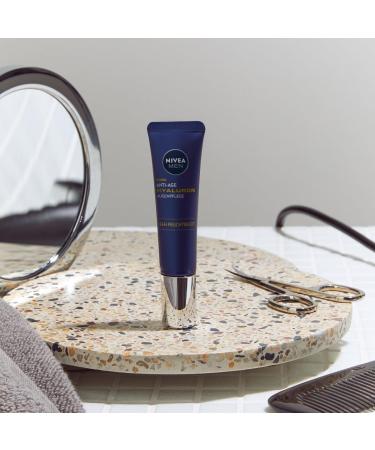 NIVEA MEN Anti-Aging Eye Cream with Hyaluronic Acid - Against Wrinkles and Dark Circles - Moisturizing Eye Care with Hyaluronic Acid (15 ml) - Buy Online on GoSupps.com