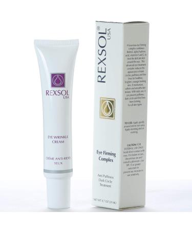 REXSOL Eye Firming Complex Anti-Puffiness & Dark Circle Treatment | Under Eye Cream For Dark Circles and Puffiness (20 ml/0.7 oz)