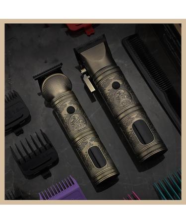 Hair Clippers for Men Hair Trimmer Professional Hair Clipper Hair Trimmer Set Rechargeable Metal Housing LED Display with Travel Lock Barber With Box - Buy Online on GoSupps.com