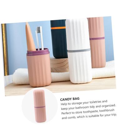 Beaupretty Travel Wash Cup & Toothbrush Mug Set - 2pcs Bathroom Accessories & Container for International Shipping - Buy Online on GoSupps.com