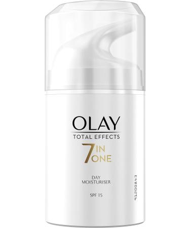 Olay Total Effects SPF15 Anti-Ageing Moisturiser 50ml with Niacinamide, Vitamin C & E - Buy Online on GoSupps.com