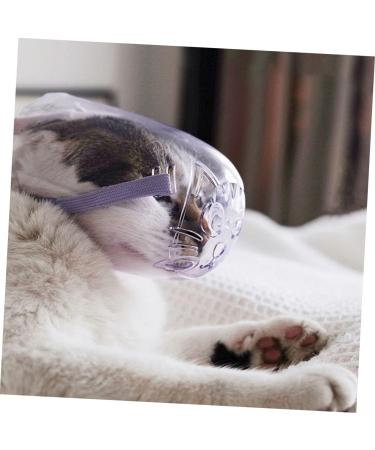 Kisangel 2pcs Cat Muzzle Cat Dog Muzzles Cat Head Muzzle Transparent Muzzle Cat Pp - Buy Online on GoSupps.com