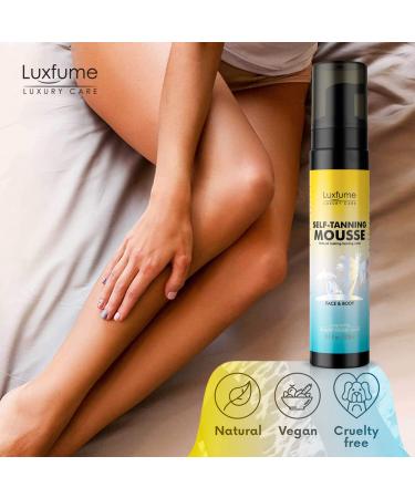 Luxfume Quick Tan Spray | Waterproof Self Tanner - Vegan, Cruelty Free, Streak-Free Tan - Buy Online on GoSupps.com