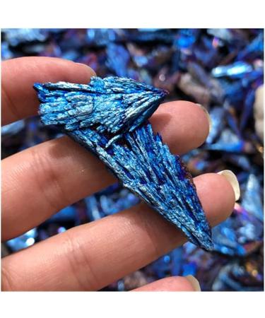 Natural Quartz Crystal Jet Stone Rainbow Titanium Tail Cluster Specimen Household yuebang - Buy Online on GoSupps.com