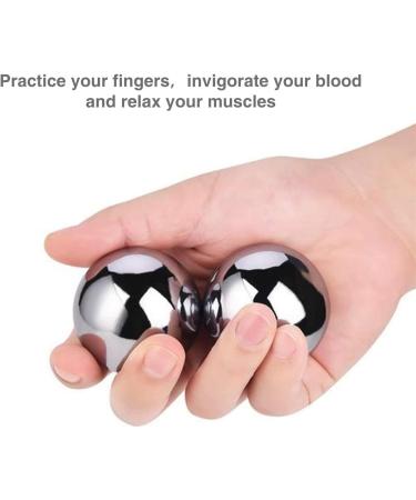 1.4 Inch Baoding Balls - Chinese Stress & Medicine Balls for Adults - Daily Wrist Training & Arthritis Relief - No Chime - 0.8lb - Buy Online on GoSupps.com