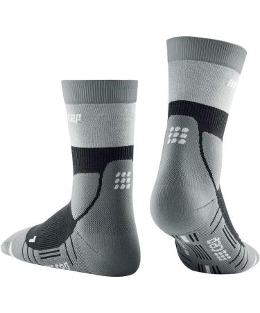 CEP Women's Hiking Light Merino Mid Cut Socks | Compression Trekking Socks for Stability & Comfort | 27 Stone Grey - Buy Online on GoSupps.com