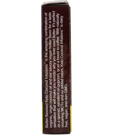 Now Foods Ellyndale Naturals Keto Coconut Infusions - Non-Dairy Butter Flavor, 3 Pack (0.5 fl oz Each) - Buy Online on GoSupps.com