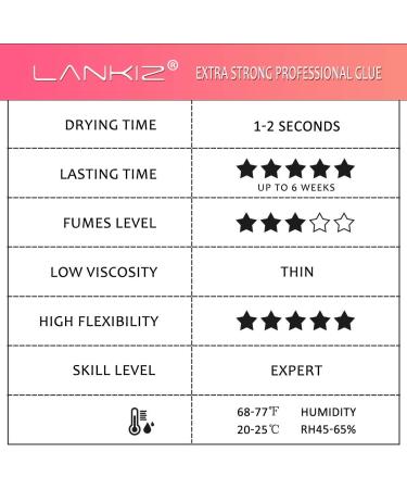 LANKIZ Cluster Lash Glue 10ml - Semi Permanent Individual Eyelash Extension Glue with 6 Weeks Retention - Waterproof and Fast Drying - Ideal for DIY Lash Clusters - Pack of 1 - Buy Online on GoSupps.com
