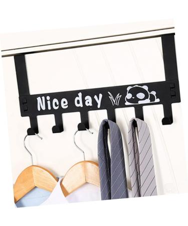 Cabilock 2pcs Metal Clothing Rack Coat Rack Door Hanger Door Hooks Coat Hanger Hanging Door Household 36X18CM As Shown - Buy Online on GoSupps.com