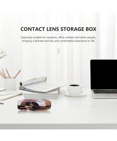 Buy 1 Set Camouflage Contact Lens Case | 2-in-1 Double-Sided Portable Eye Care Accessories - Ships Internationally - Buy Online on GoSupps.com