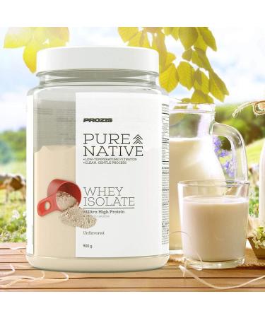 Prozis Pure Native Whey Isolate 900 g Vanille - Buy Online on GoSupps.com