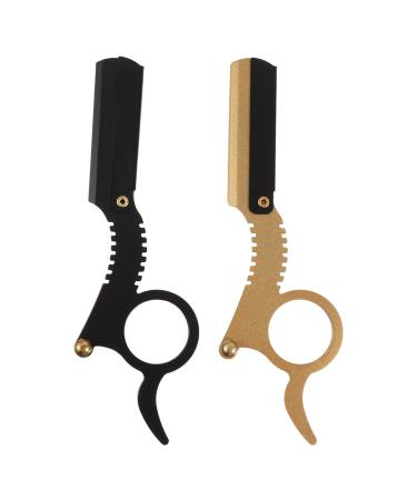 Lurrose 2nd old razor beard Tools Razor Ergonomic Bart Clipper Ergonomic Bartschneider mustache Trimmer Miss Design eyebrow trimmer stainless steel