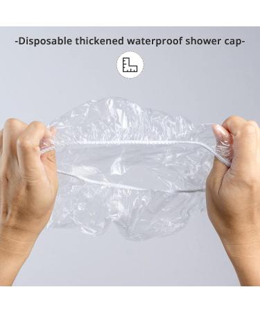YEEPSYS Disposable Shower Cap - Waterproof Clear Bath Caps for Hotel, Travel, Spa - Men, Women, Boys, Girls - Buy Online on GoSupps.com
