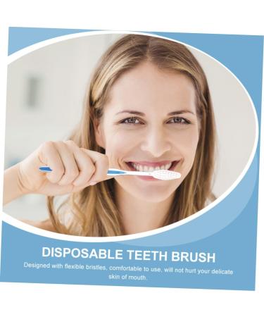 Buy Minkissy 50-Pack Disposable Travel Toothbrushes - Portable Plastic Camping Toothbrushes & Toothpaste Accessories - Perfect for Outdoor Adventures - Buy Online on GoSupps.com